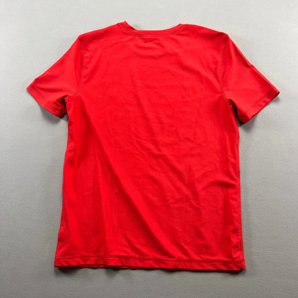 Gap T Shirt Boys 10 Red Wave Graphic Stretch Short Sleeve Crew Neck Everydaywear